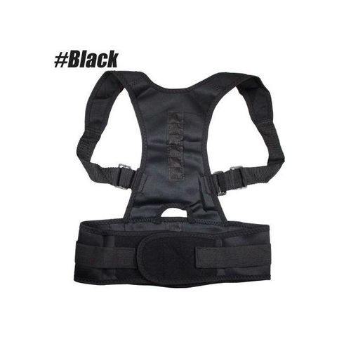 1Pcs Back Brace Posture Corrector Magnetic Lumbar Back Support BeltBack Pain Relief For Lower And Upper Back Pain Men WomenBalck