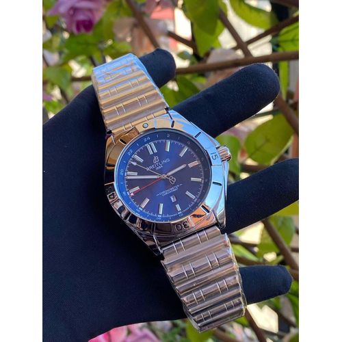 Premium Breitling Chronograph – Stylish Design, Battery Powered & Durable Build