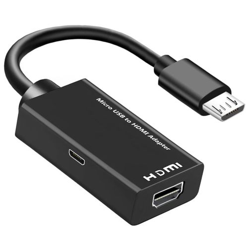 MHL Micro USB to HDMI Cable Adapter, MHL 5pin Phone to HDMI 1080P 4K Video Graphic for Samsung Galaxy/LG/Huawei ect. Android Smart Phones That with MHL Function