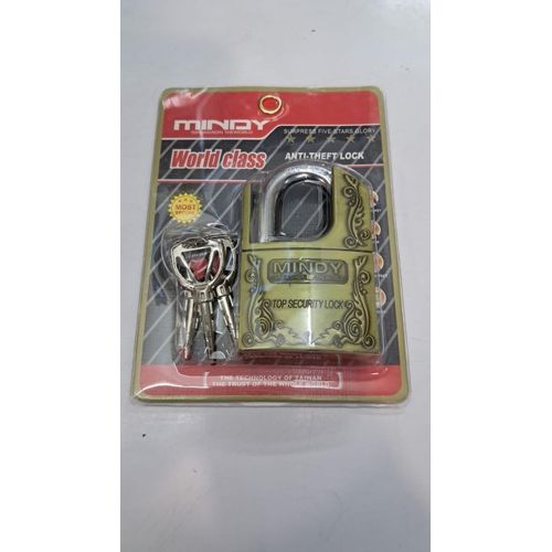 50mm Top Anti-Burglar Theft Zinc Alloy High Security Padlock With 3 Keys