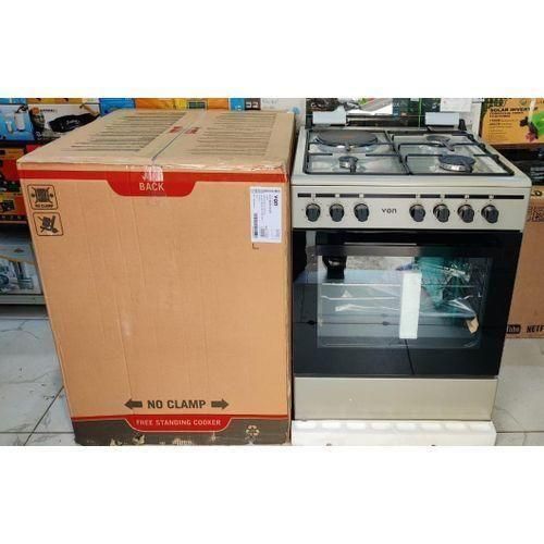 60cm 3 Gas + 1 Electric Cooker - 5 Function Oven with Turbo Fan & Flame Safety Sensor, VCF663151FSY