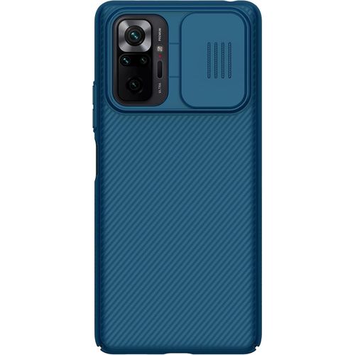 Redmi Note 10 Pro Max Case, Premium CamShield Pro Cover, Advanced Sliding Camera Protection, Hybrid Back Design (Blue)