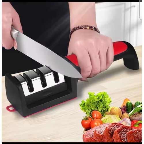 Stainless Steel Manual Knife Sharpener for Kitchen Knives