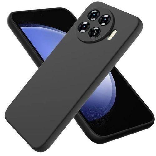 Quality Tecno Spark 20 Pro Plus Black Soft Silicone Phone Case Cover