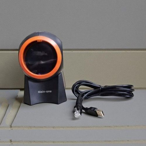 Super Quality Fast Scanning Omnidirectional 1D & 2D Desktop Table Mount Laser Barcode Scanner Reader