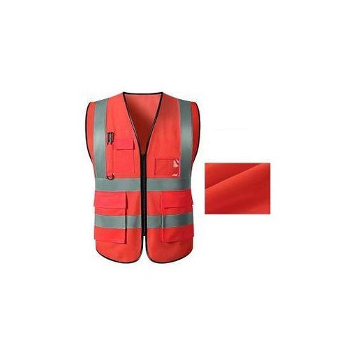 Executive Unisex Reflector Vest-Red