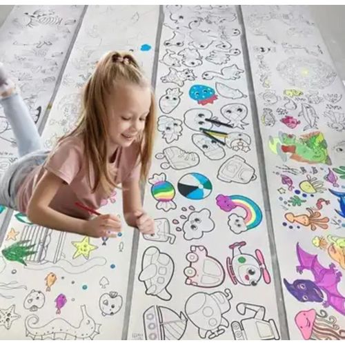 Kids drawing roll Coloring Paper