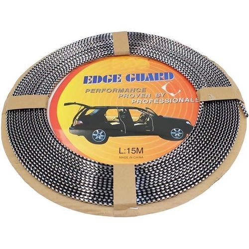 15 Metres Silver Tone Car Door Edge Guard Molding Rubber Seal Trim Strip Scratch Protector Decor