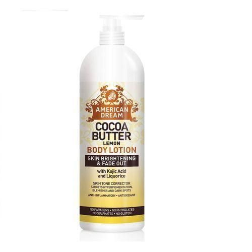 Cocoa Butter Lemon Body Lotion Skin Brightening Fade Out