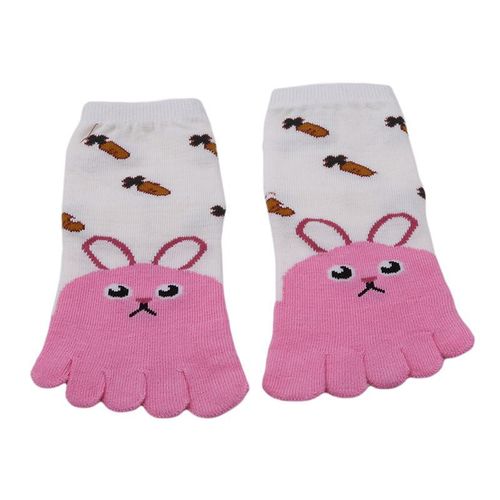 Kawaii Children Socks Cotton Animal Pattern Boys Girls Socks Toe Socks For Kids Five Finger Sock Winter Fall 2024 New3-7 Years Old