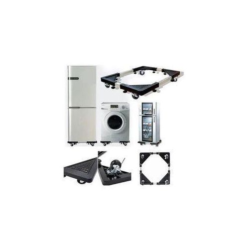 Expandable Adjustable Fridge Stand Washing Machine Cooker Stand With Lockable Wheels