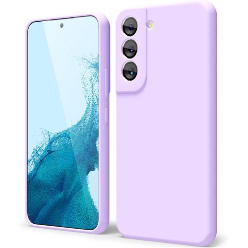 Soft Silicone Slim Fit Cover Anti-Scratch Shockproof Case for Samsung Galaxy S22 - Purple
