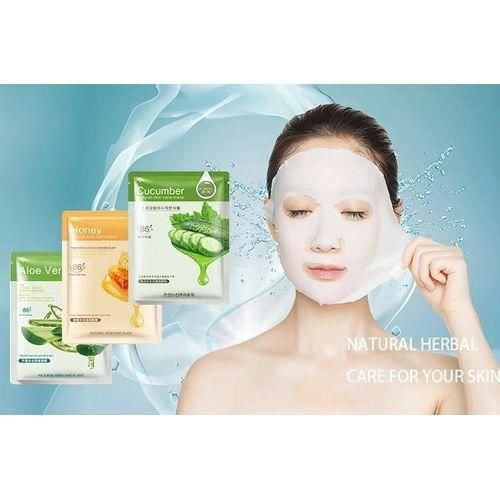Facial Moisturizing Nourishing Olive, Honey Aloe Vera, Pomegranate, Blueberry, Cucumber Sheet Face Mask