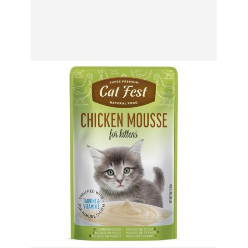 Cat Fest Pouches - Chicken Mousse for Kittens 70g