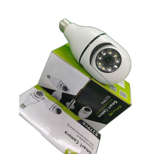 E27 Light Socket Hidden WiFi Camera with Night Vision, App Alerts, and 360-Degree Motion Detection