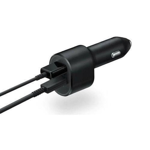 Car Charger Super Fast Charging 20 Dual Port 45W and 15W USB-C Car Adapter Compact Durable Charger for Galaxy Devices Tablets Smartphones On-the-Go