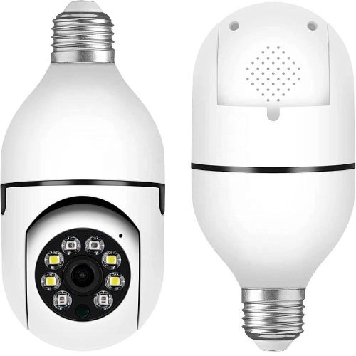 E27 Socket Lamp Holder HD 1080P 360 Panoramic CCTV Wifi IP Camera PTZ Bulb Camera