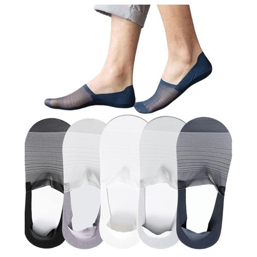 Invisible Ice Silk No-Show Socks 3 Pairs