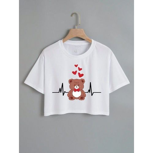 Womens casual crop top