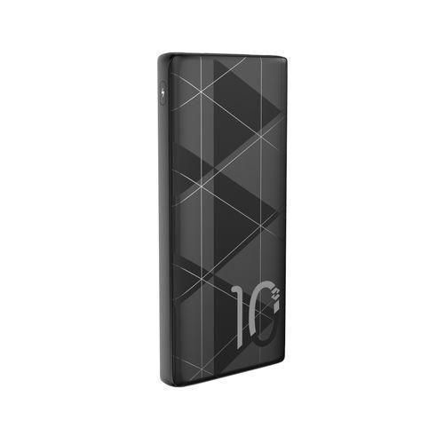 XPower 10 12W FAST CHARGING PORTABLE 10000MAH POWERBANK WITH 2 USB PORTS AND PD PORT-BLACK