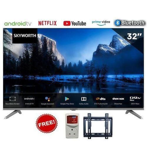 43" inches Smart Android TV Google Television Frameless Bluetooth Enabled Netflix Youtube Inbuilt Decoder+Free TV Guard+Bracket