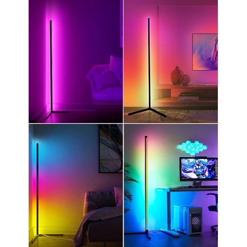 Modern RGB Floor Lamp – Smart Color Lamp with App and Remote Control