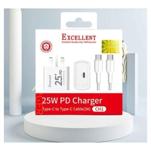 25W Fast Charging Type C To C Charger