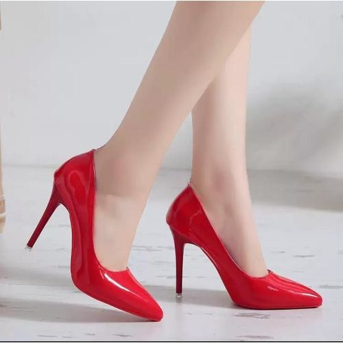 Closed Red Bottom Heels