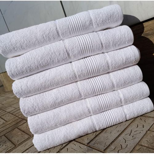Luxury Cotton Bath Towel White – Soft Absorbent Bathroom Towel