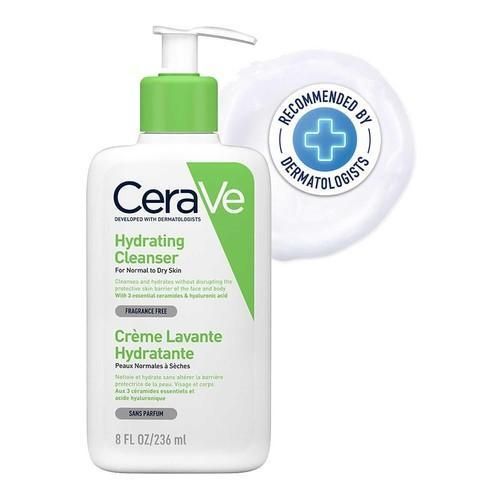 CeraVeé Hydrating Facial Cleanser – Removes Dirt, Makeup & Impurities, Non-Foaming,