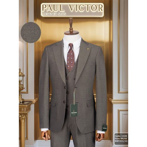 Slim Fit Suit- Made In Turkey-Three Piece