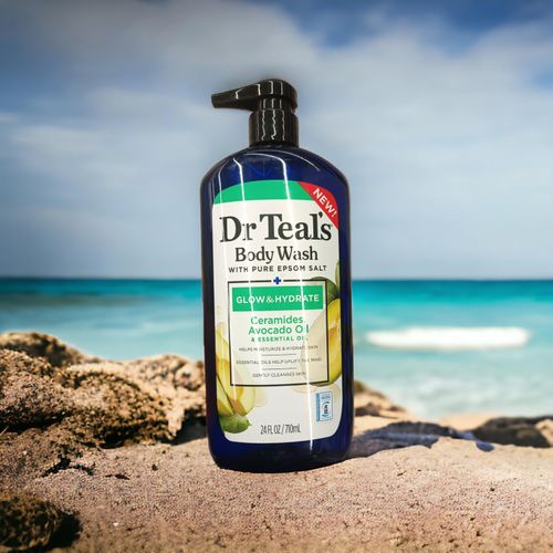 GLOW & HYDRATE Ceramides Avocado Oil Body Wash With Epsóm Salt nk