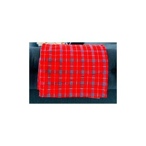 Maasai Shuka Throw Blanket