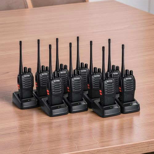 Portable 1500MAh Li-ion Battery Baofeng BF-888S Walkie Talkie Radio Calls- 10 Pieces