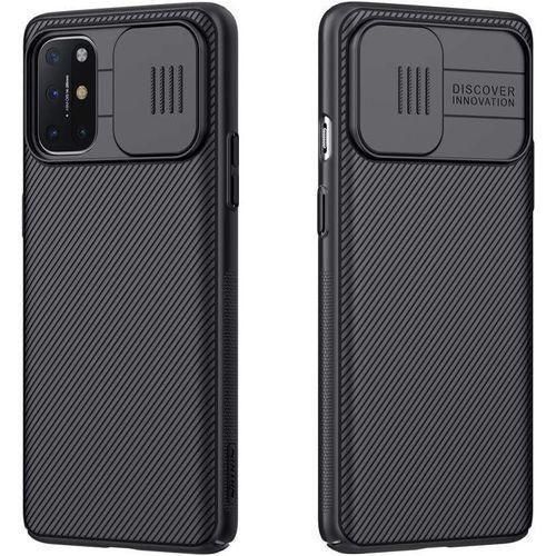 Oneplus 8T Case, Nillkin CamShield Pro Slim case Protective Cover Case with Camera Protector Hard PC and TPU Ultra Thin Anti-Scratch Phone Case for One Plus 8T (Black)