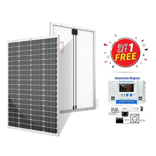 250Watts Solar Panel All Weather Solar Panel Free 30A Solar Charge Controller