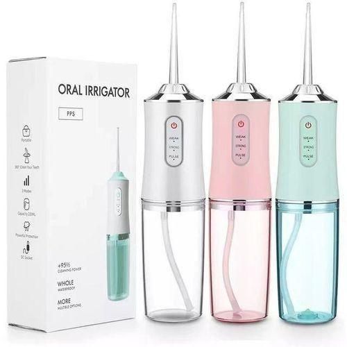 Oral Irrigator 4 Jets 3 Mode Usb Rechargeable Water Flosser Portable Water Jet Waterproof Irrigator Teeth Cleaner