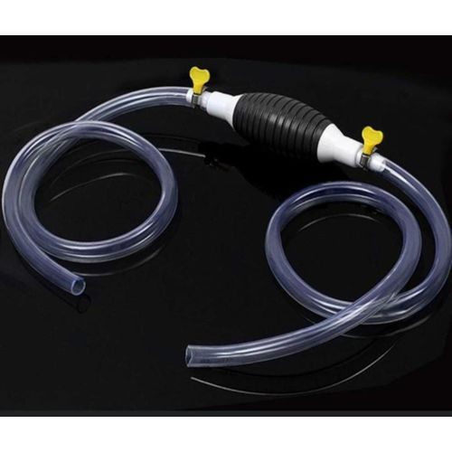 Liquid Transfer Siphon Pump Manual Fuel Transfer Pump for Gasoline, Diesel & Water,