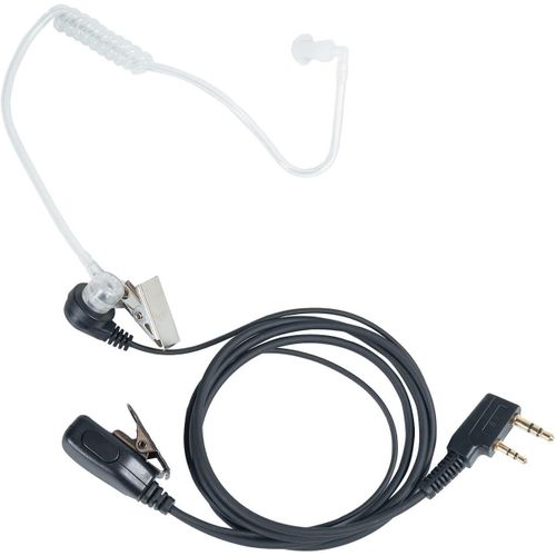 Clear Sound FBI Acoustic Tube Earphone with PTT Button for W