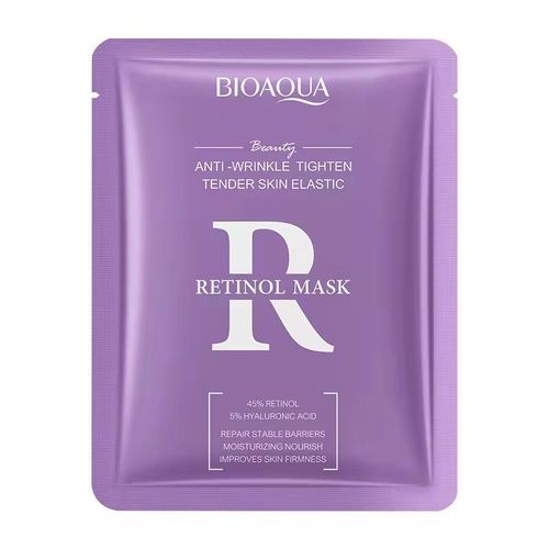 Set of 2 Anti-Aging Tightening Retinol Masks with 45 Retinol 5 Hyaluronic Acid
