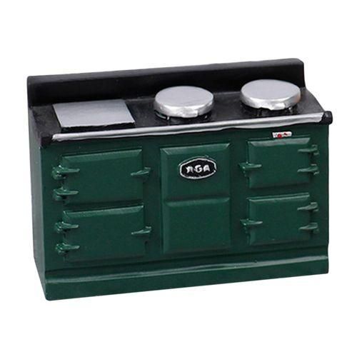 112 Simulation Three-Hole Heat Transfer Stove Green