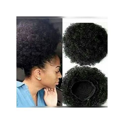 Large Afro Drawstring Hair Bun