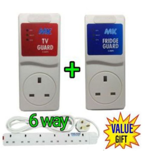QUALITY TV GUARD FOR DIGITAL SMART TV +FRIDGE GUARD +FREE 6 WAY EXTENSION