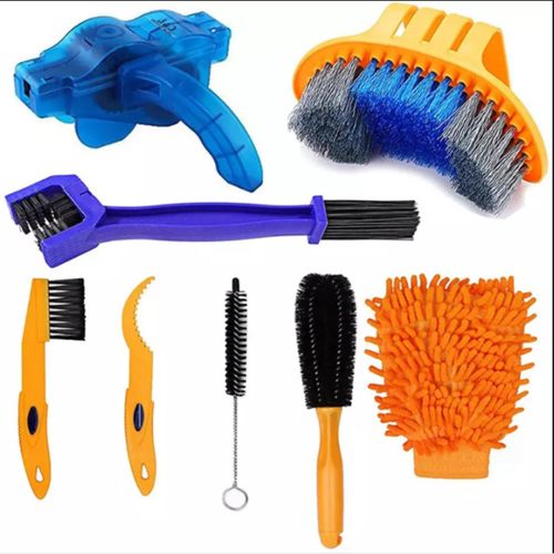 8 in 1 Bicycle Cleaning Tools Kits Set Washing Motorbike Brush