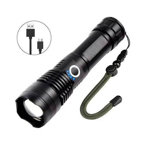 P50 Super Bright Rechargeable LED Flashlight Waterproof Torc