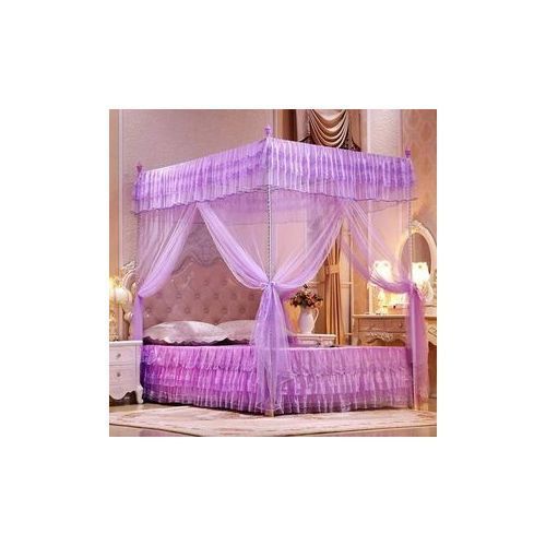 Mosquito Net With Metallic Stand Purple