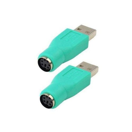 1piece USB Male To PS2 Female Adapter Converter Connector For Keyboard Mouse Mouse Mice Easy To Use Simple And Convenient.