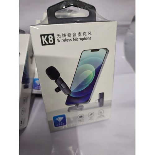 K8 Premium Wireless Microphone with Extended Signal Range