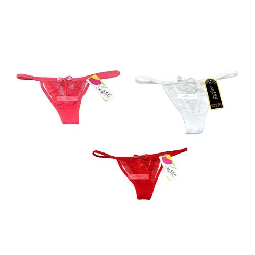 Silk Seamless Invisible G String Panties - 3 Pack