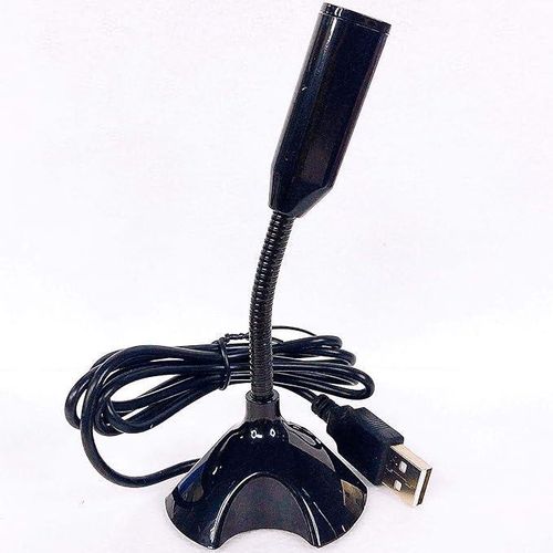 USB Desktop Microphone M306 for PC, Laptop,PS4 or Mac, Plug & Play,360 Degree Rotation Adjustable gooseneck Design,Recording, Streaming,Podcasting, YouTube, Gaming,Skype (1pc, Black)